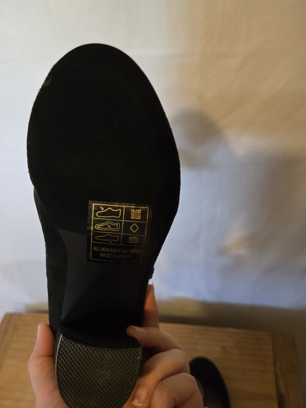 NWT- Yoki Veruca Black 3 Strap Heels - Picture 4 of 8